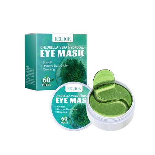 Chlorella hydrogel-øjenpads med aloe