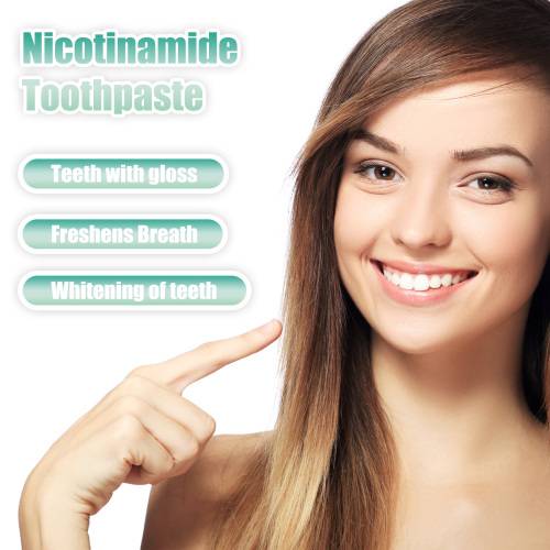 Niacinamid tandpasta for lysere tænder
