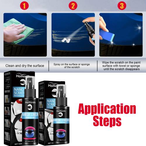 Nano ridse-reparationsspray, polysiloxan