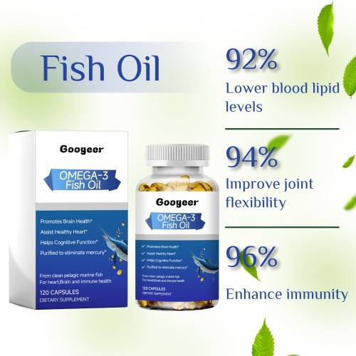 Omega-3 fiskeolie softgels