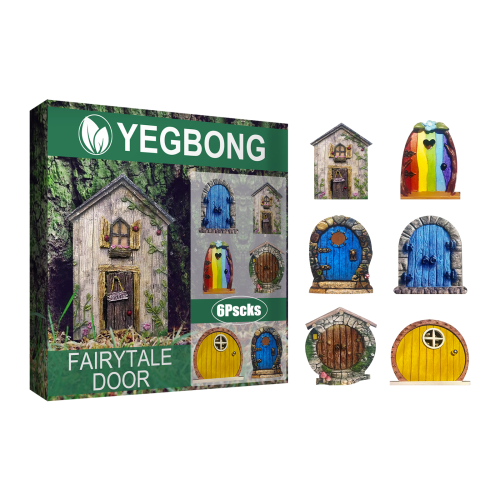 Miniature fe-dør til haven
