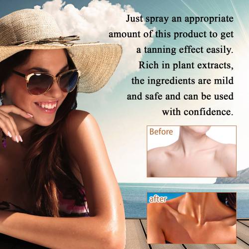 Bronzing selvbrunerspray med kokosolie