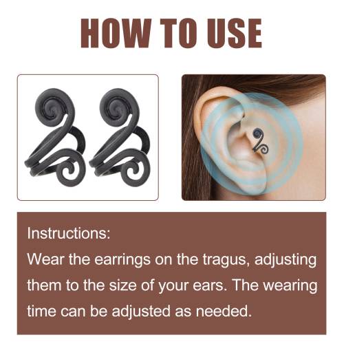Silikone øremassage-øreringe