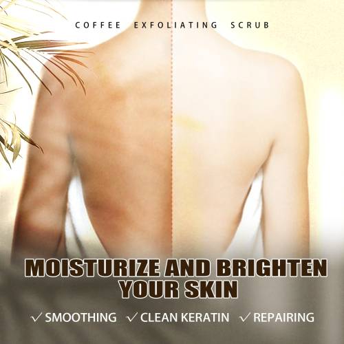 Kaffe bodyscrub med mælkesyre