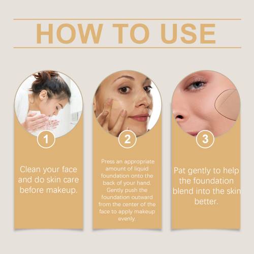 Farvetilpassende concealer-foundation
