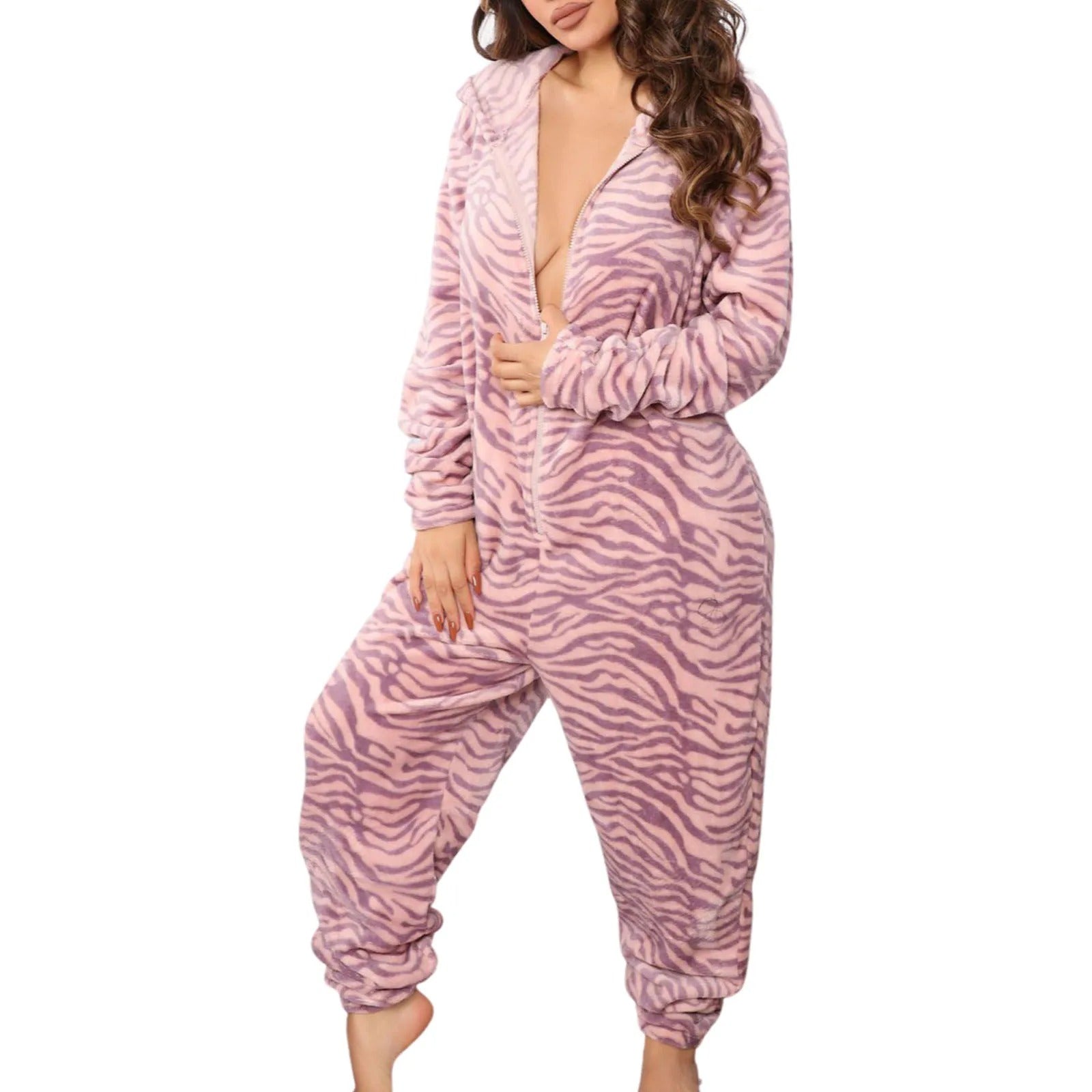Kaja | Hyggeligt Fleece Loungewear med Stjerneprint