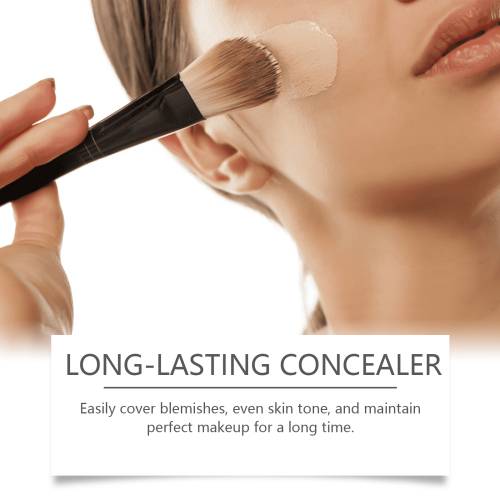Farvetilpassende concealer-foundation