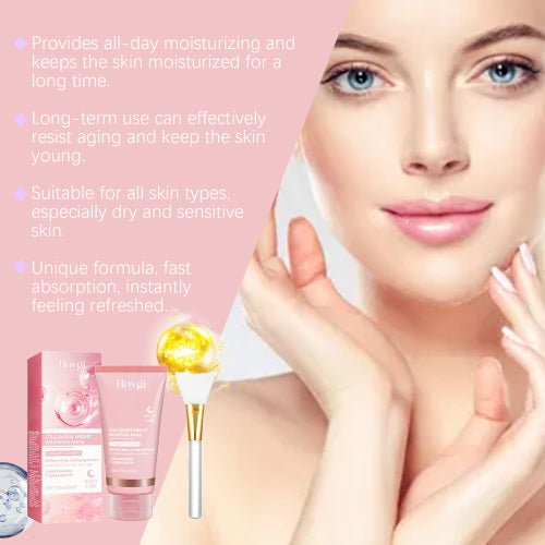 Kollagen peel-off maske med spatel