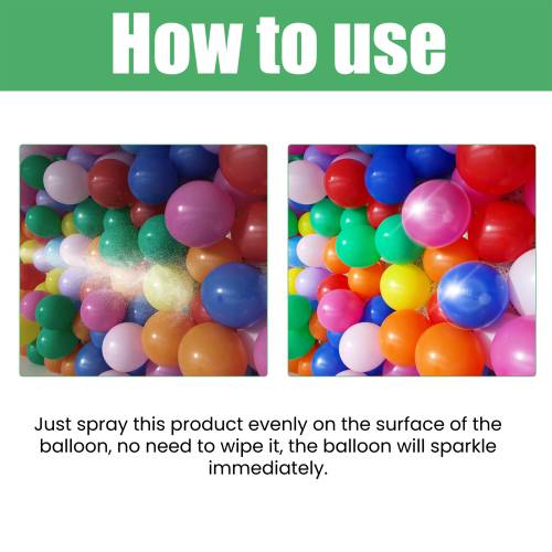 Jævn ballon-lysnerspray