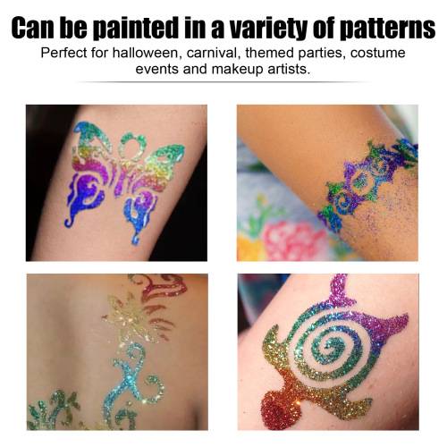 Glitterlimgel til ansigts- og bodyart
