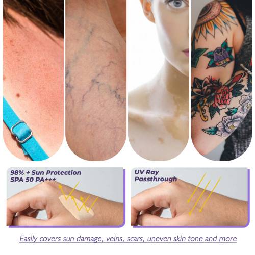 Vandfast body concealer til tatoveringer og modermærker