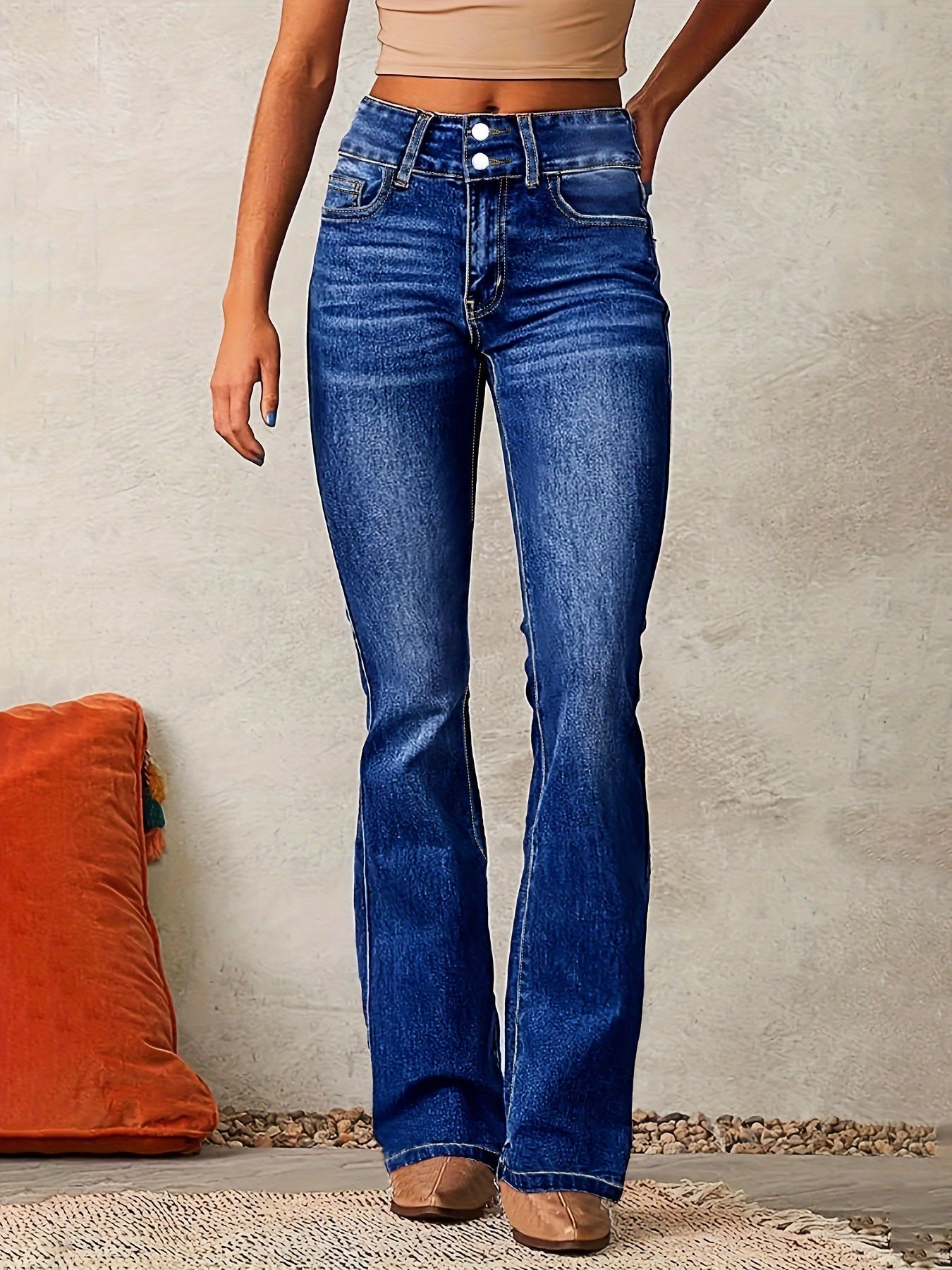 AYA – HØJTALJEDE FLAREJEANS