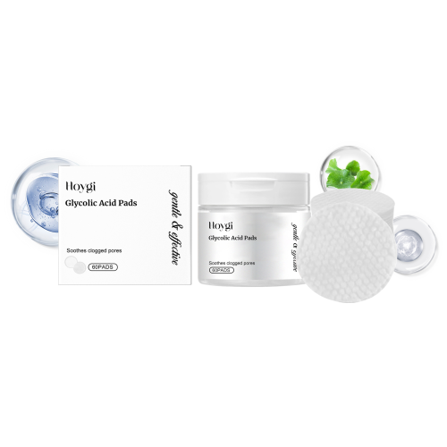 Glykolsyre eksfolierende pads med centella