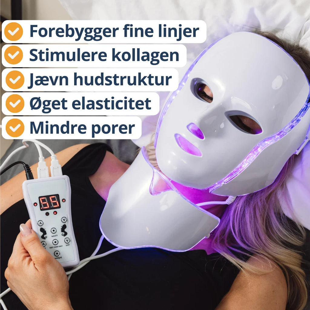 LED Lysterapi Maske