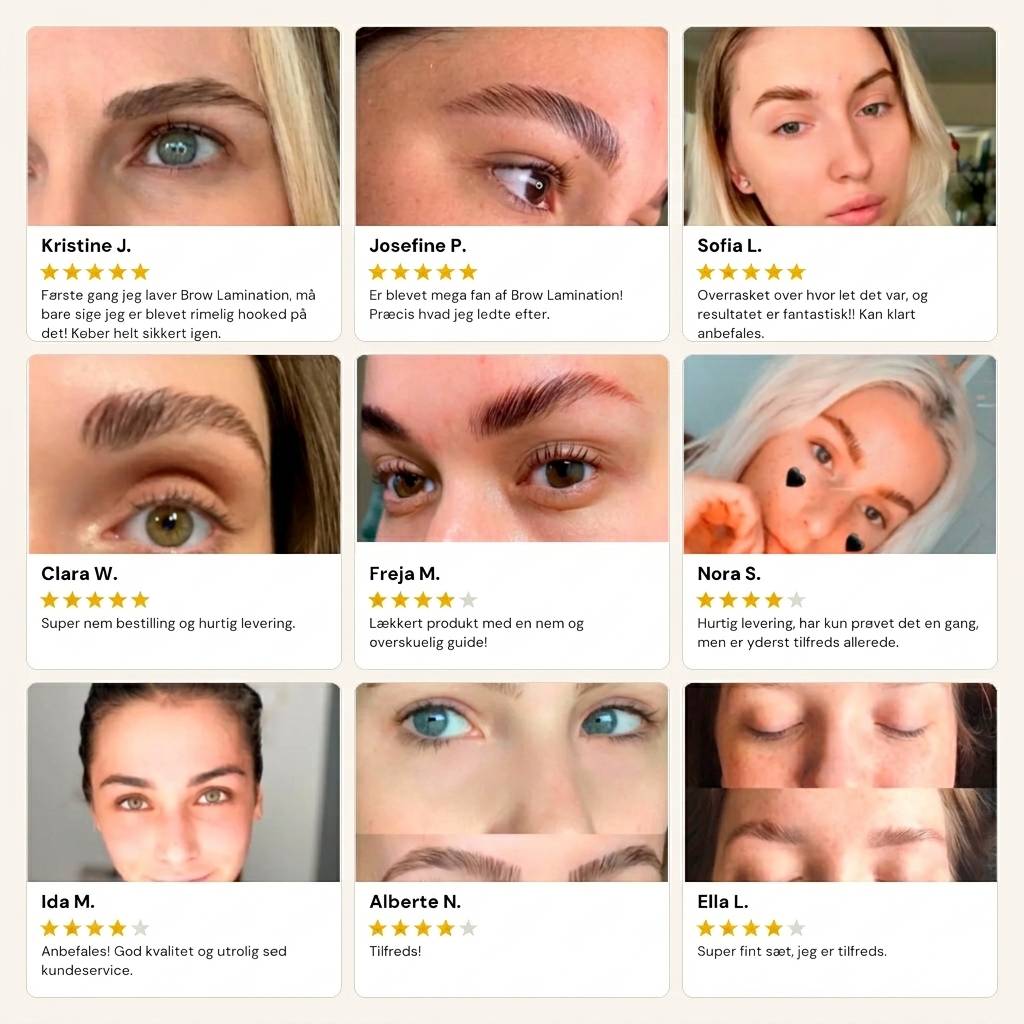 ByMarly Signature Brow Lamination Kit – Salon Smukke Bryn På Få Minutter