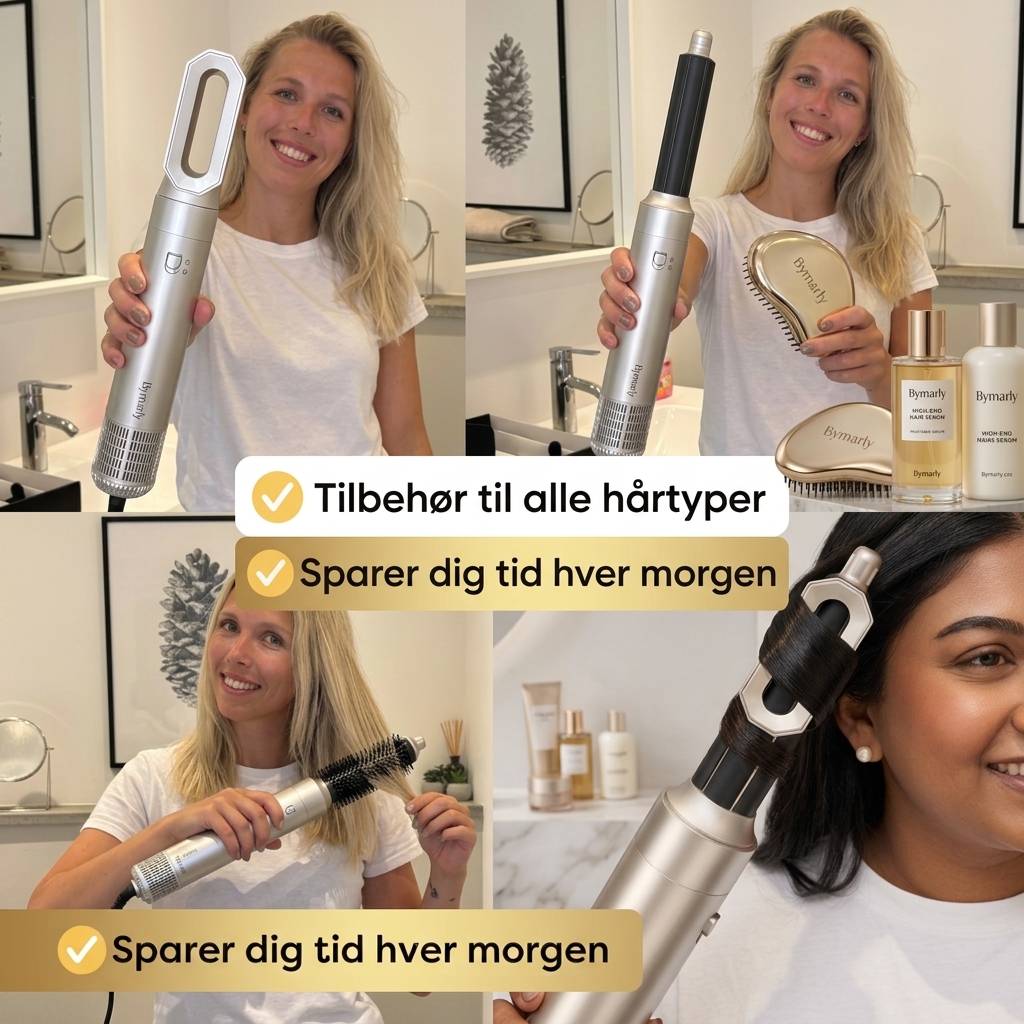 AirStyle Pro Multi-Styler - 6-i-1 AirStyler – Professionel hårstyler