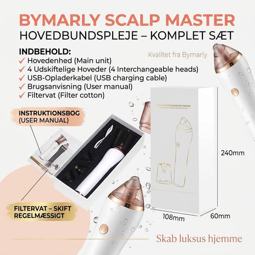 Bymarly Elektrisk Porerenser – Vakuum Hudormefjerner til Rene og Glatte Porer