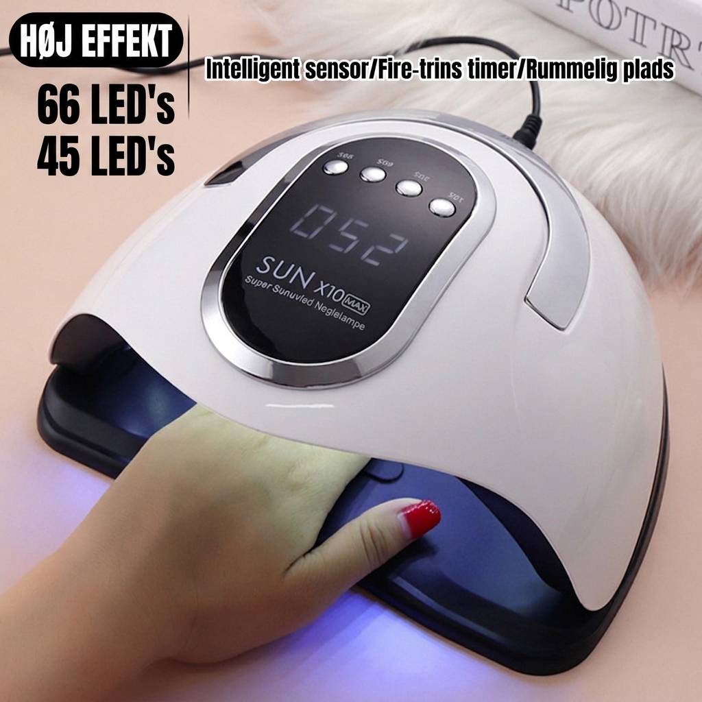 Bymarly Nail Lamp – LED UV Neglelampe til Salonresultater Hjemme
