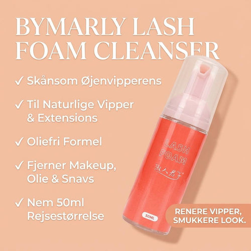 Bymarly Vippeshampoo – Skånsom Skumrens til Vippeextensions og Naturlige Vipper