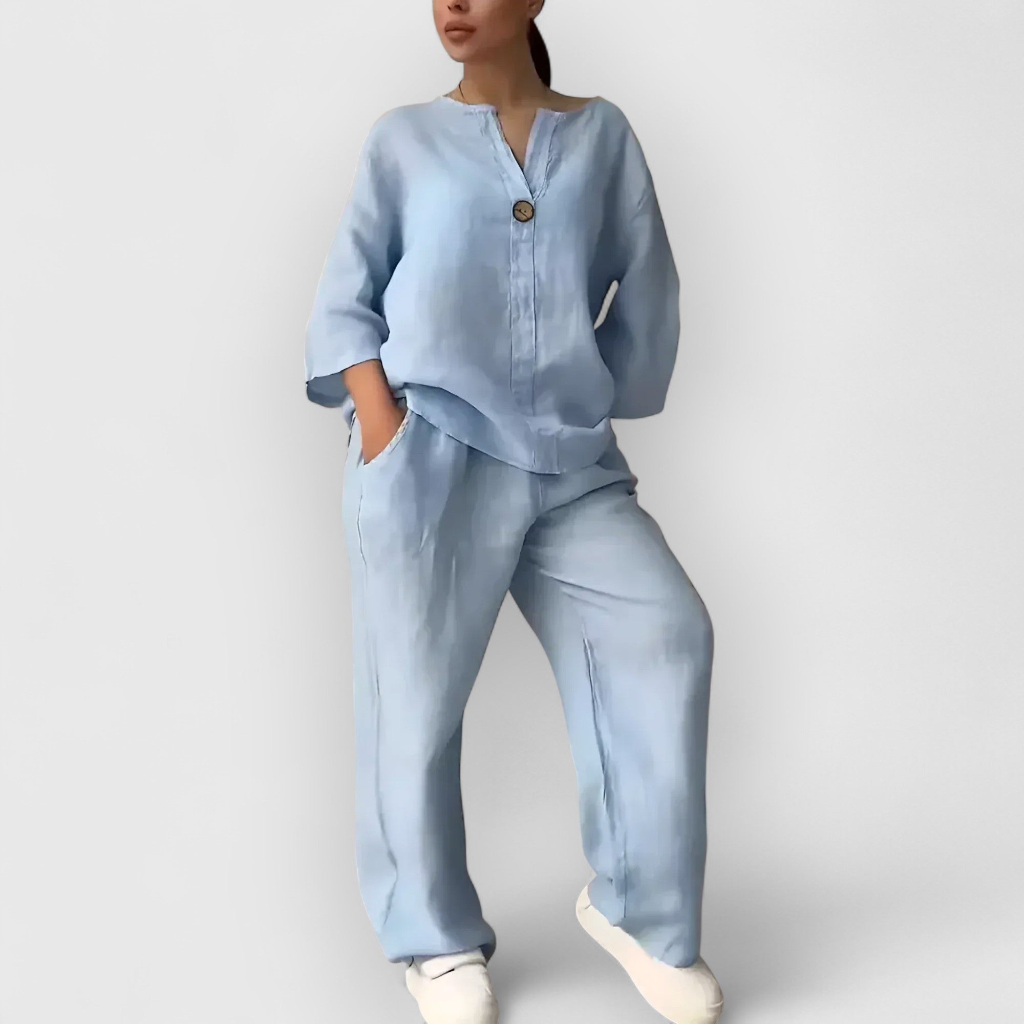 Margherita | 100% linned sæt i to dele