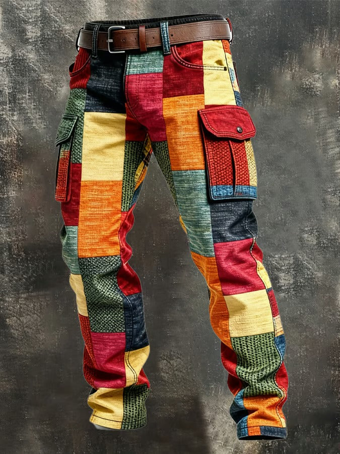 NOA | PATCHWORK CARGO-BUKSER TIL HERRER