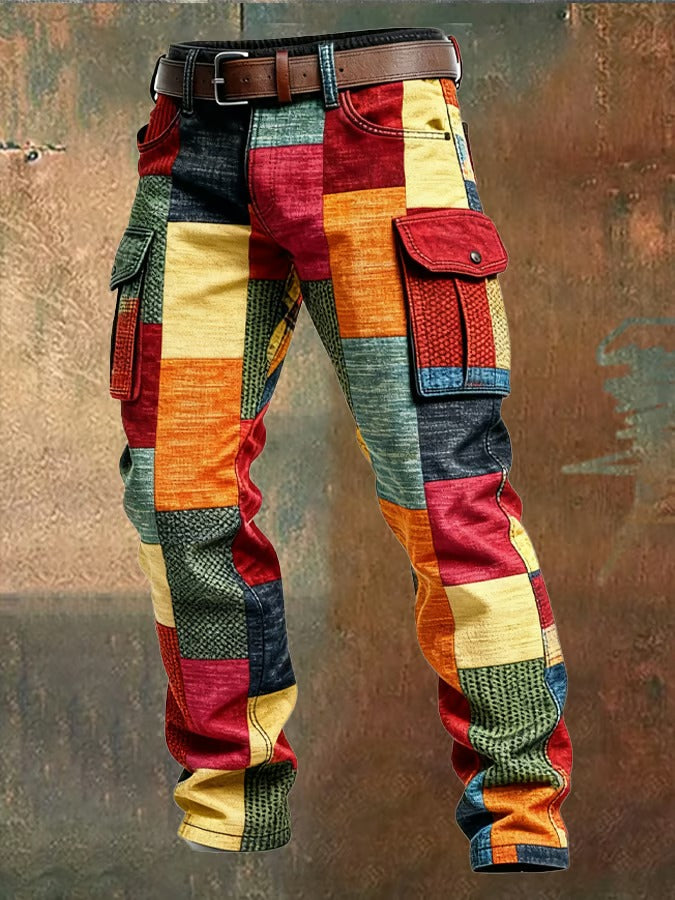 NOA | PATCHWORK CARGO-BUKSER TIL HERRER