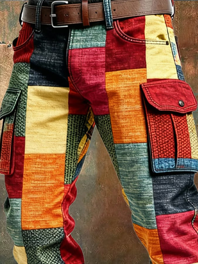 NOA | PATCHWORK CARGO-BUKSER TIL HERRER