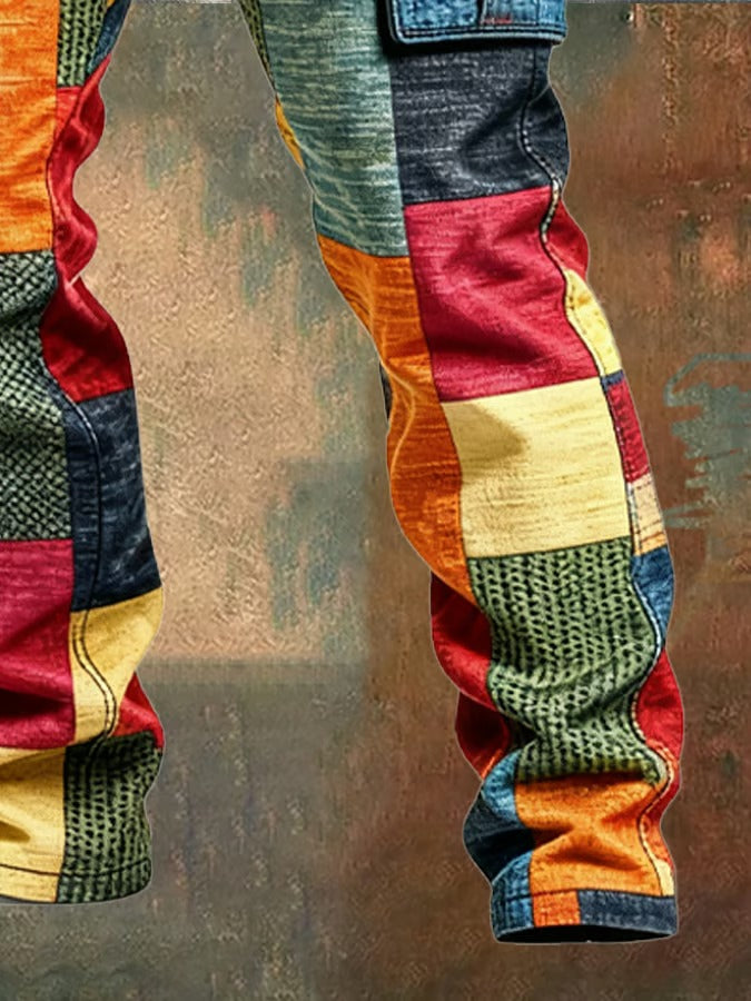 NOA | PATCHWORK CARGO-BUKSER TIL HERRER