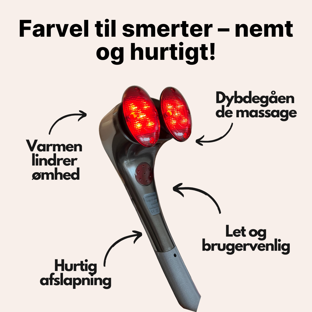 ThermaRelief Shiatsu Massager - Genopliv dine muskler og lindr spændinger