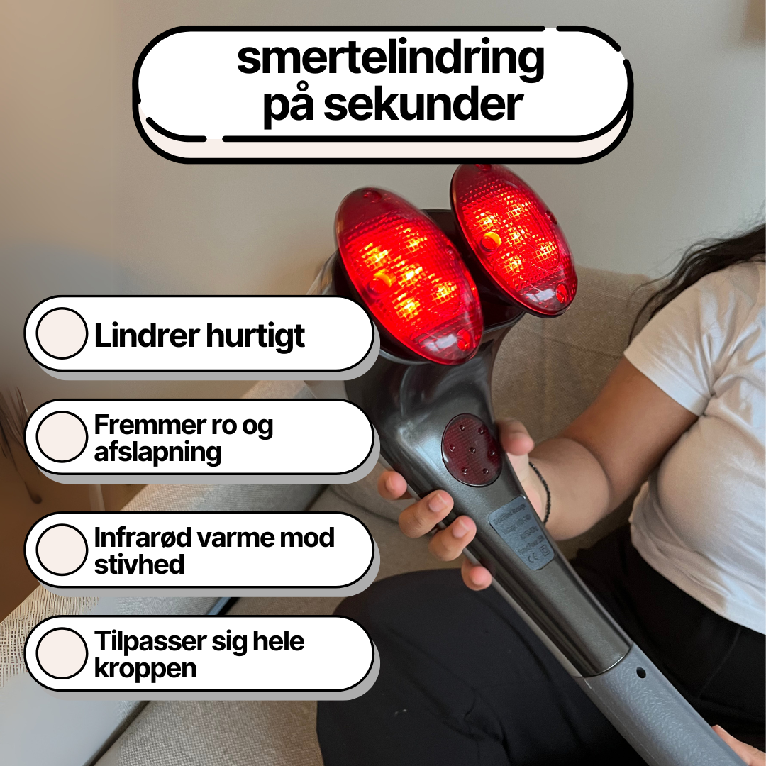 ThermaRelief Shiatsu Massager - Genopliv dine muskler og lindr spændinger