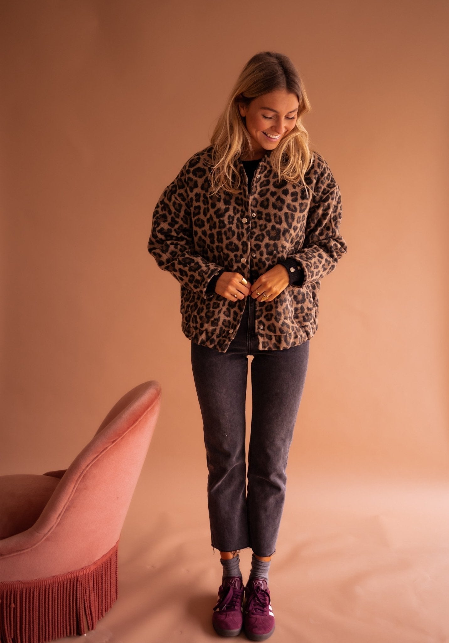 Charlene | Trendy leopardjakke