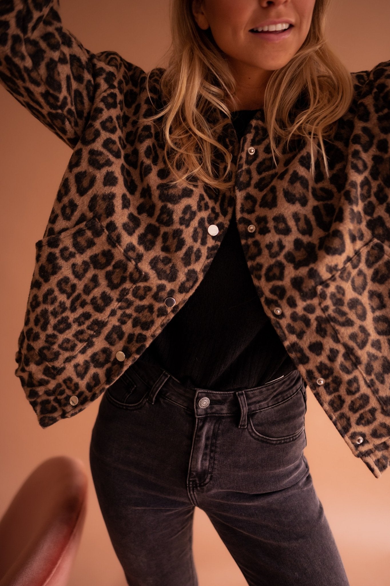 Charlene | Trendy leopardjakke