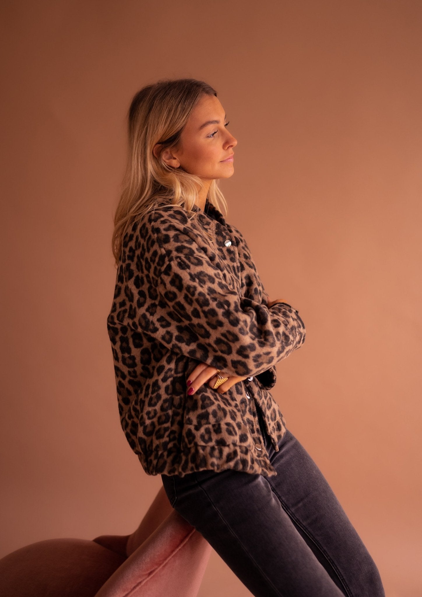 Charlene | Trendy leopardjakke