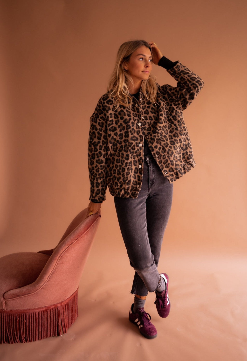 Charlene | Trendy leopardjakke