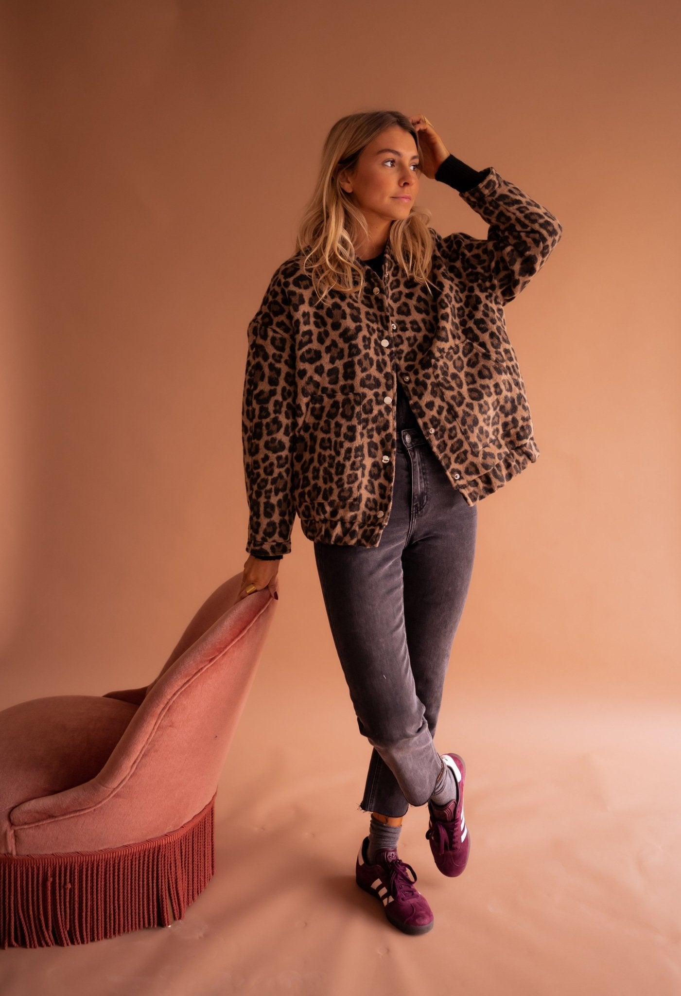 Charlene | Trendy leopardjakke