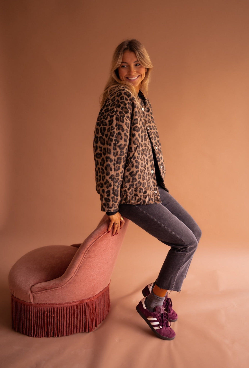 Charlene | Trendy leopardjakke