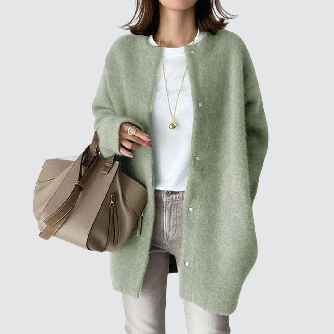 Signe | Elegant brun cardigan