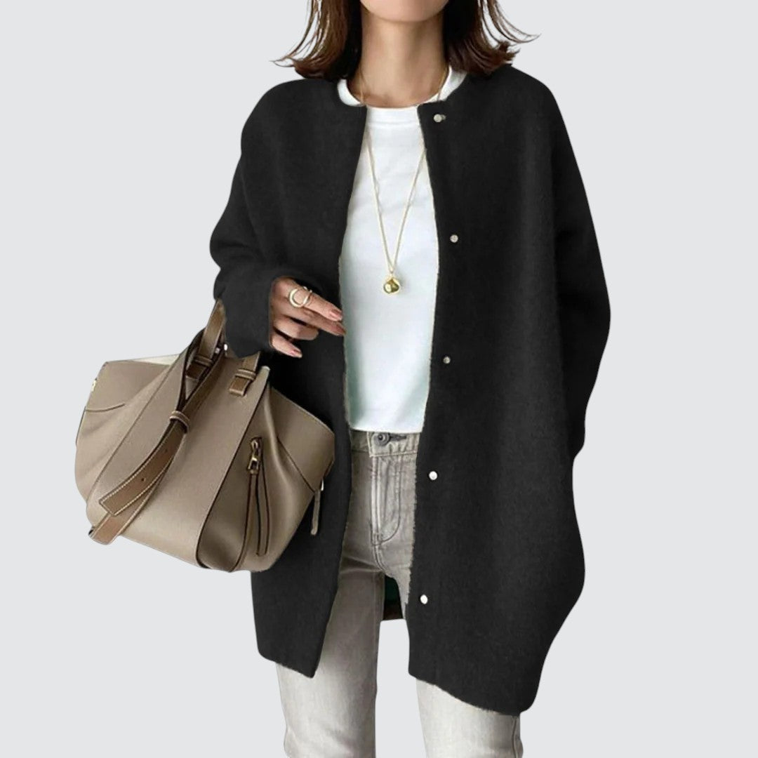 Signe | Elegant brun cardigan