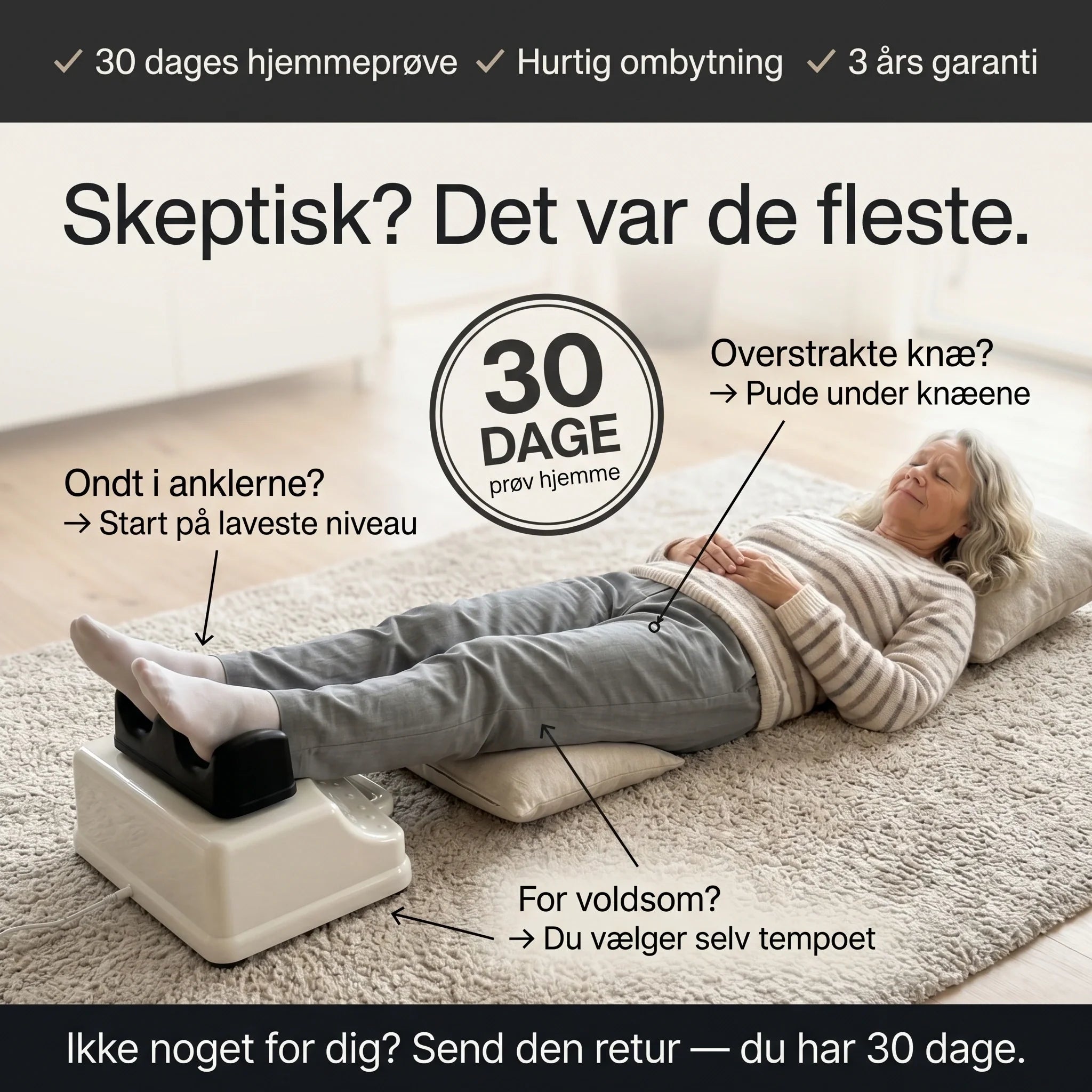 Premium Chi Maskine – Få ro i kroppen på 15 minutter
