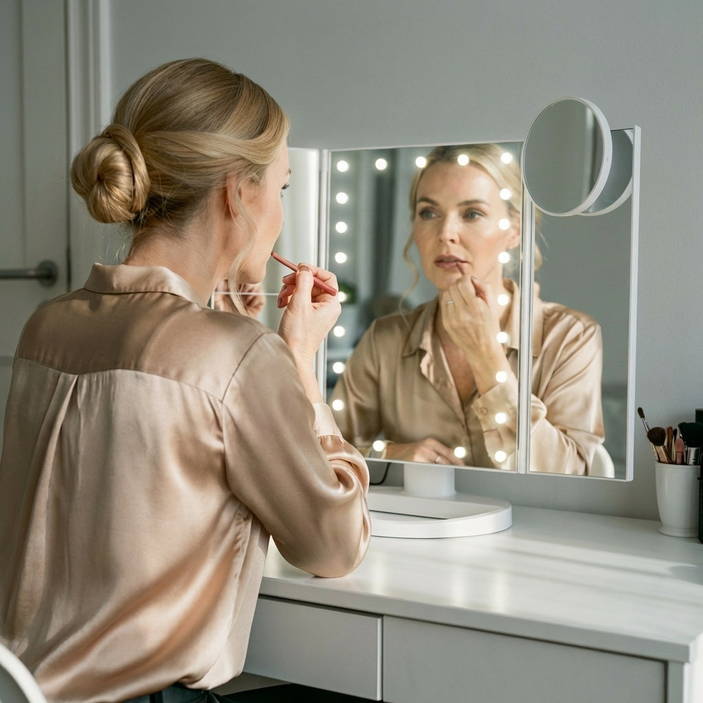 Belyst Makeupspejl – Slut med dårligt lys og halvt lavet makeup