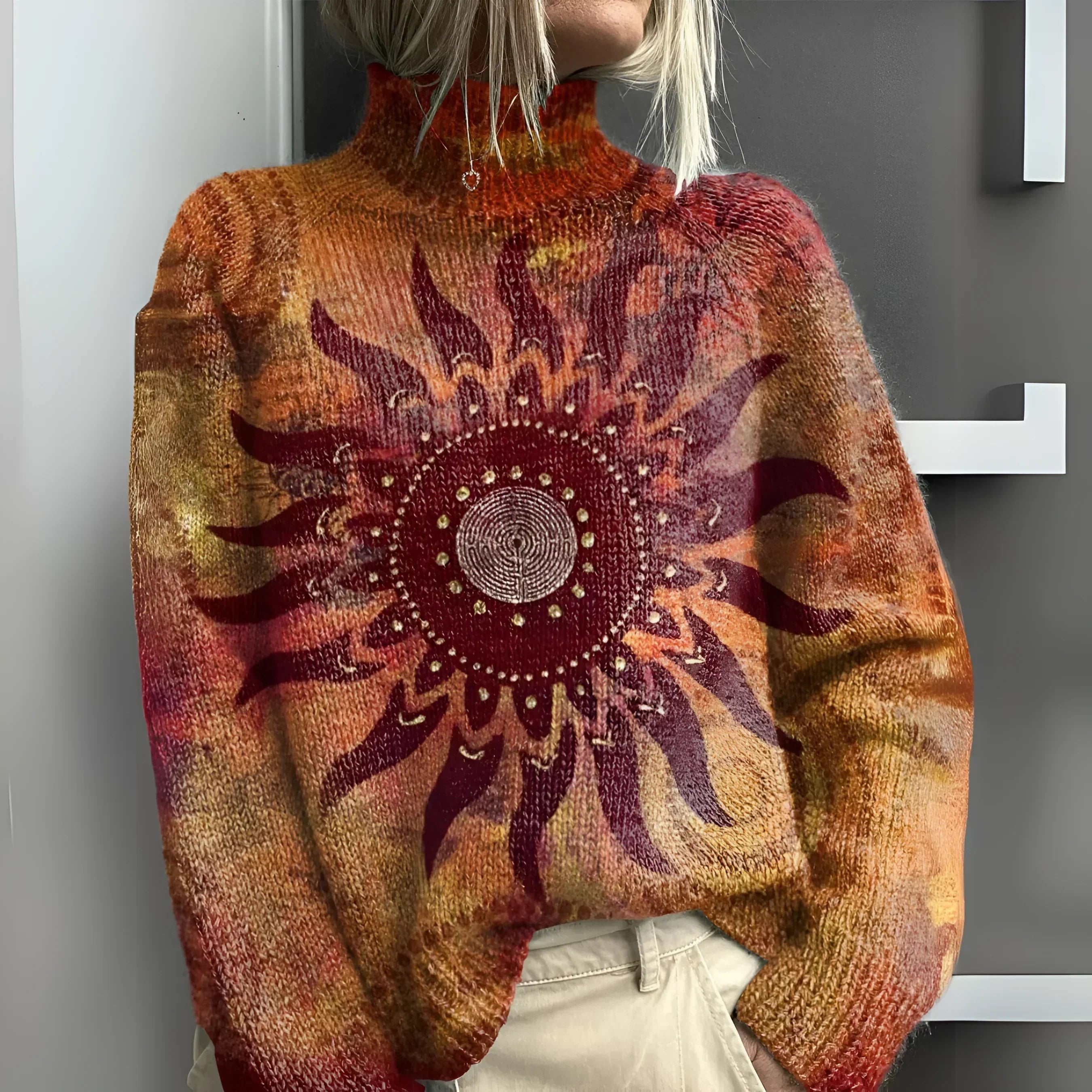 Liv | Tribal trøje med solprint