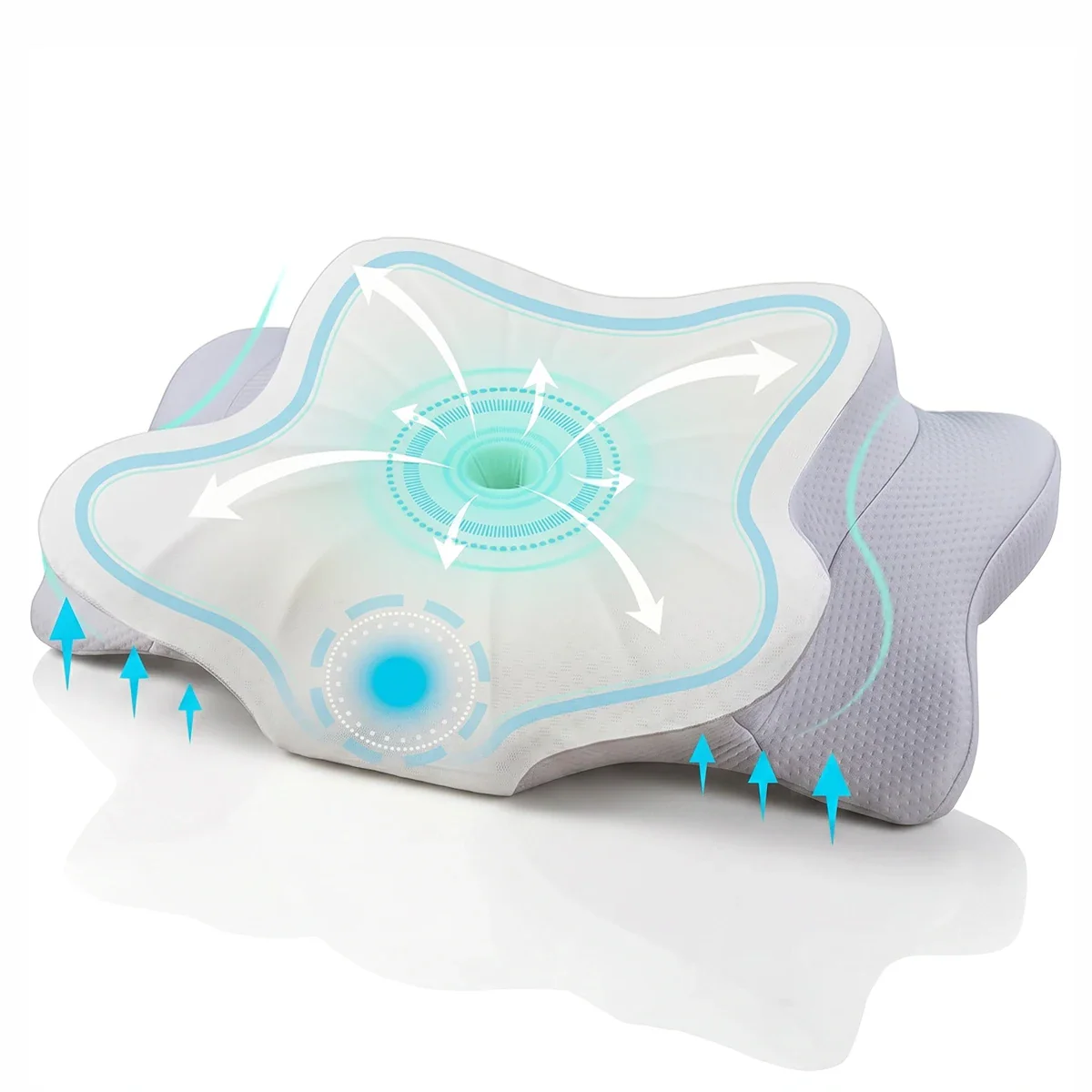 DreamAlign - Ergonomisk nakkepude med memory-skum