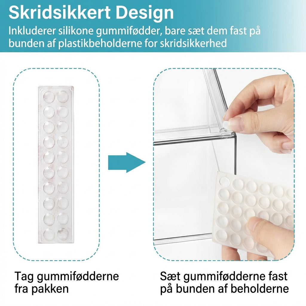 Stabelbare Opbevaringsskuffer – Smart Opbevaring til Hele Hjemmet