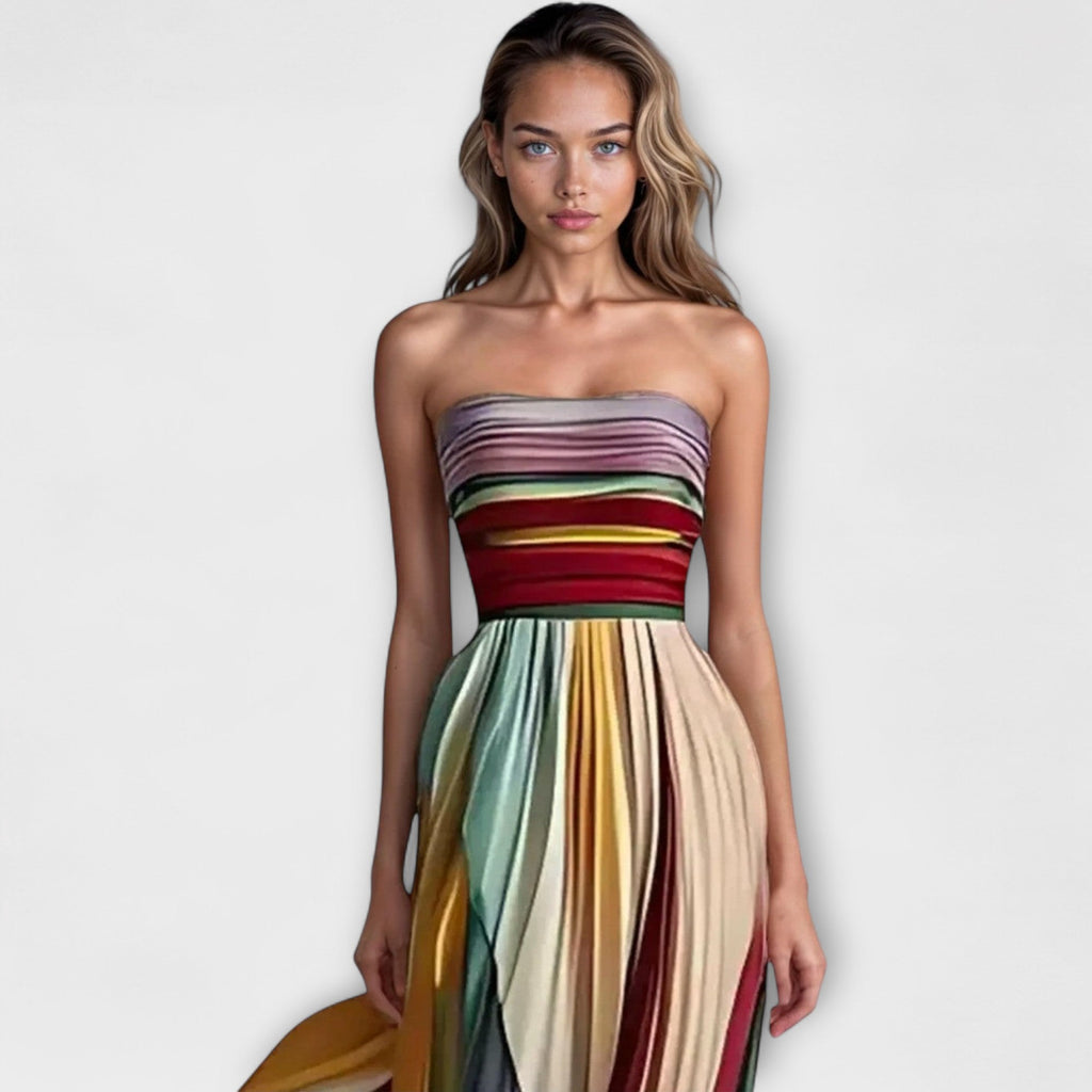 Freja | Lang kjole i premiumstof