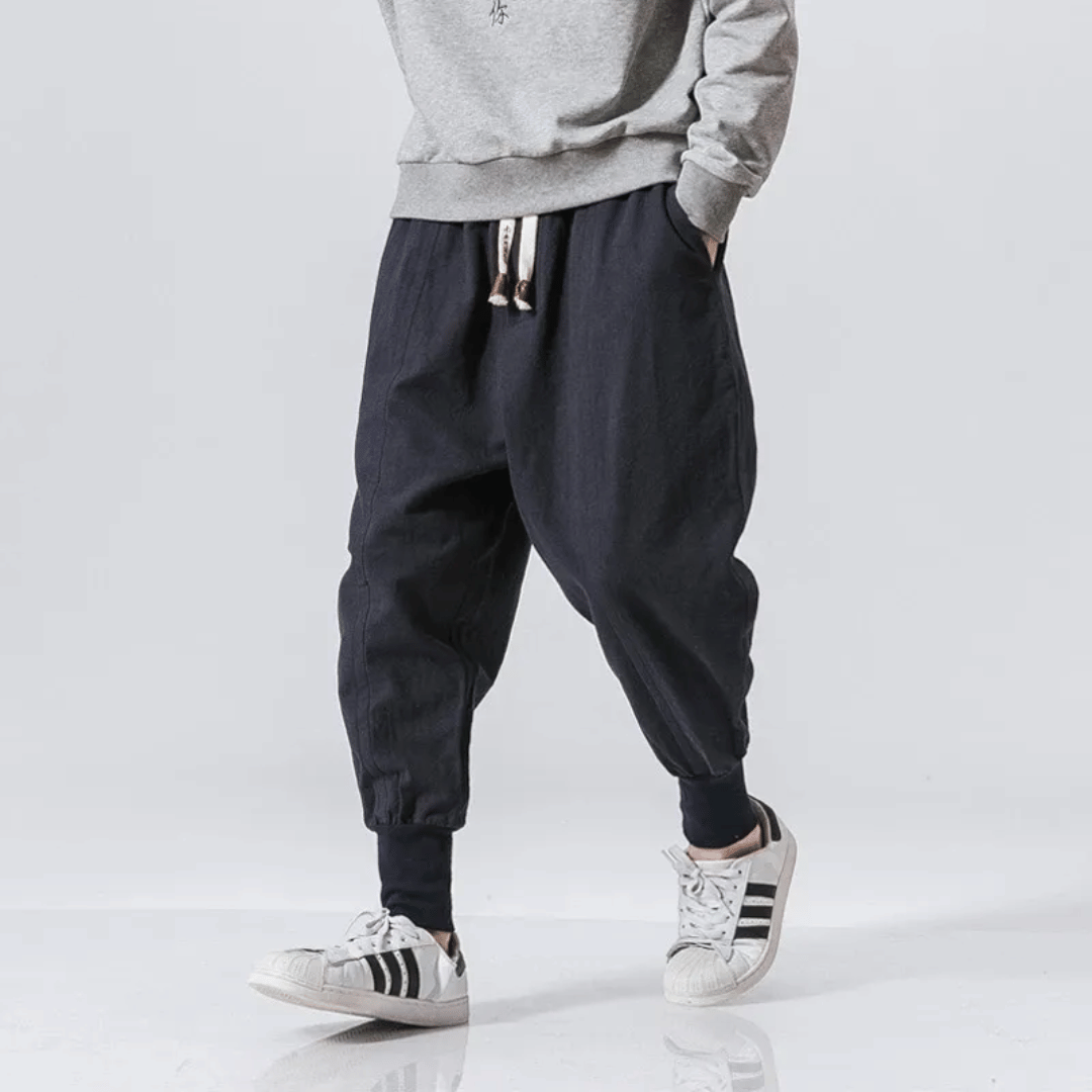 Antonin | Trendy Herre Joggerbukser Med Sidelommer