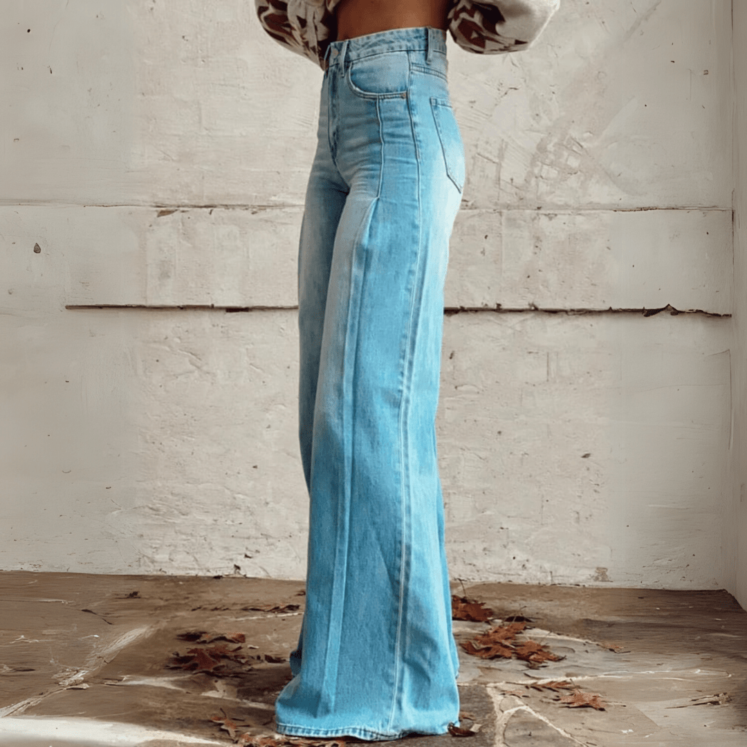 Mila | Vintage Brede Ben Jeans