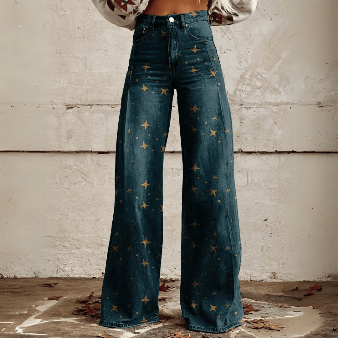 Mila | Vintage Brede Ben Jeans