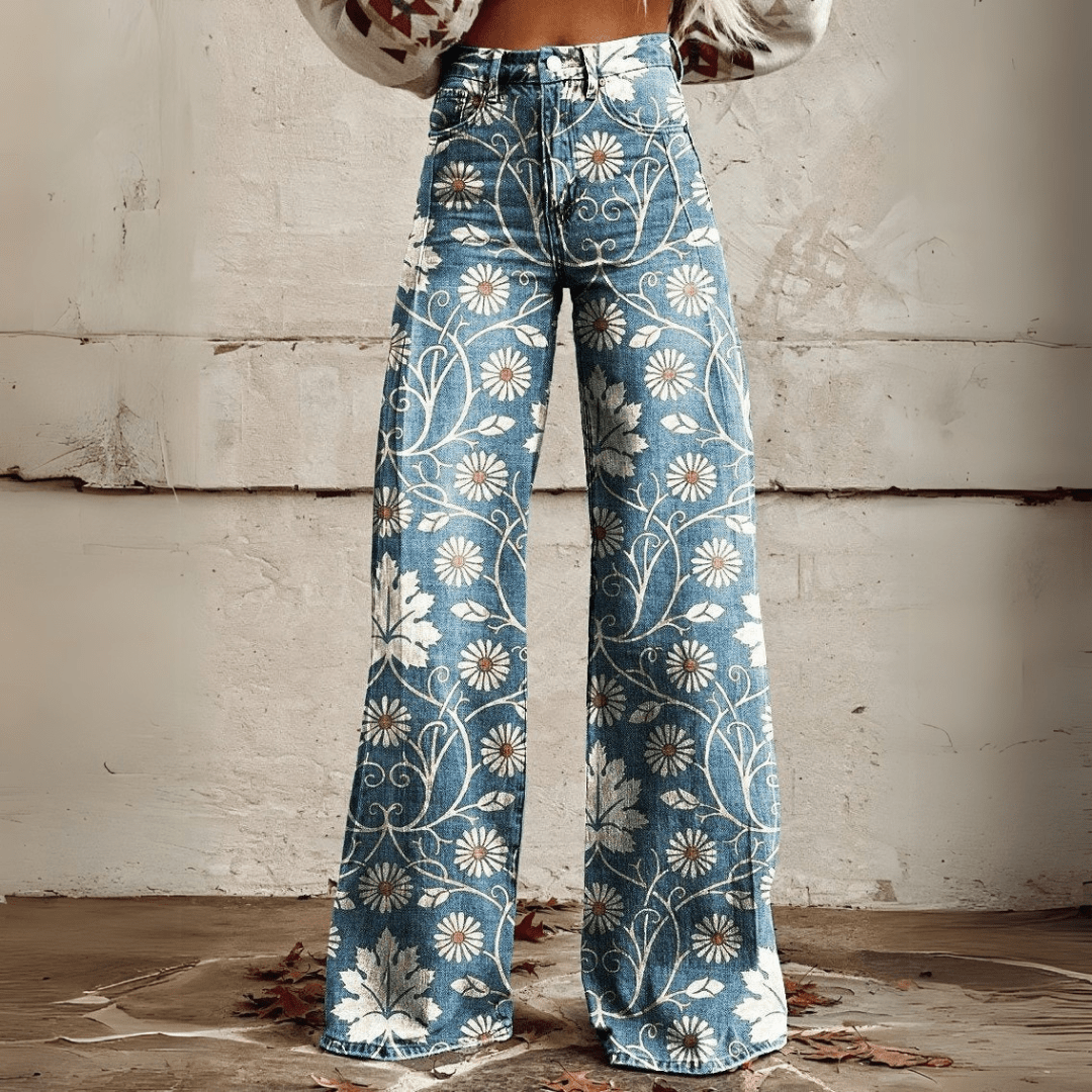 Mila | Vintage Brede Ben Jeans