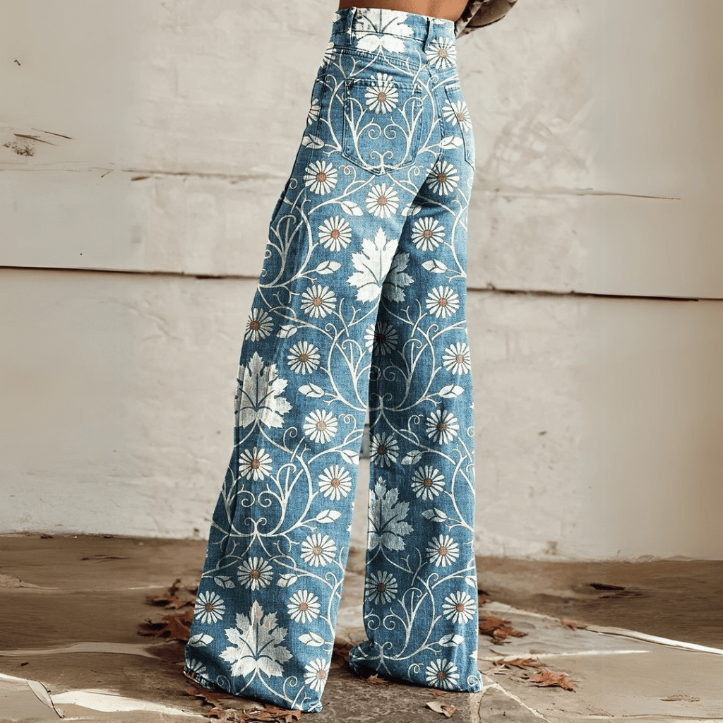 Mila | Vintage Brede Ben Jeans