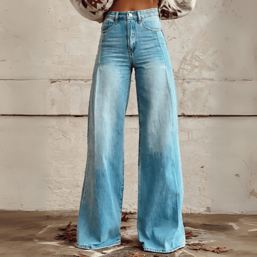 Mila | Vintage Brede Ben Jeans